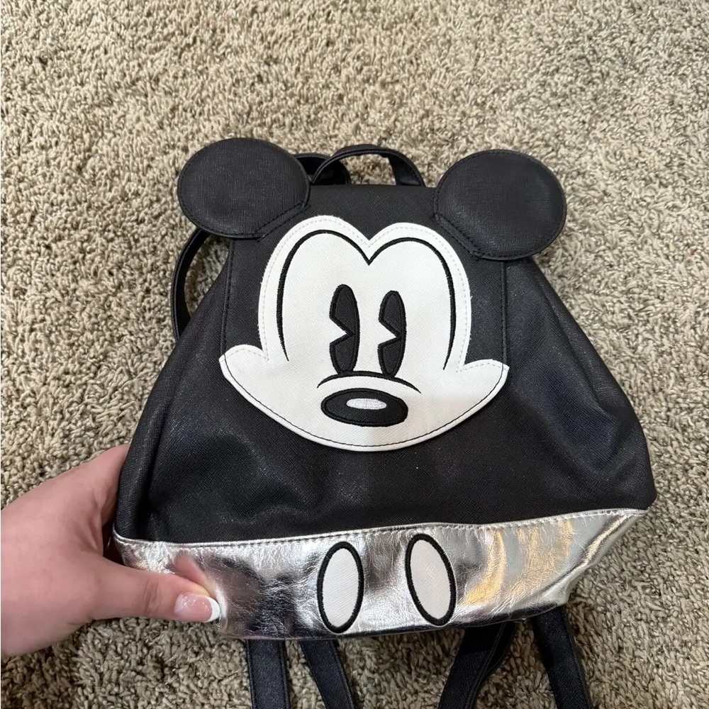 Disney Black and Silver Backpack